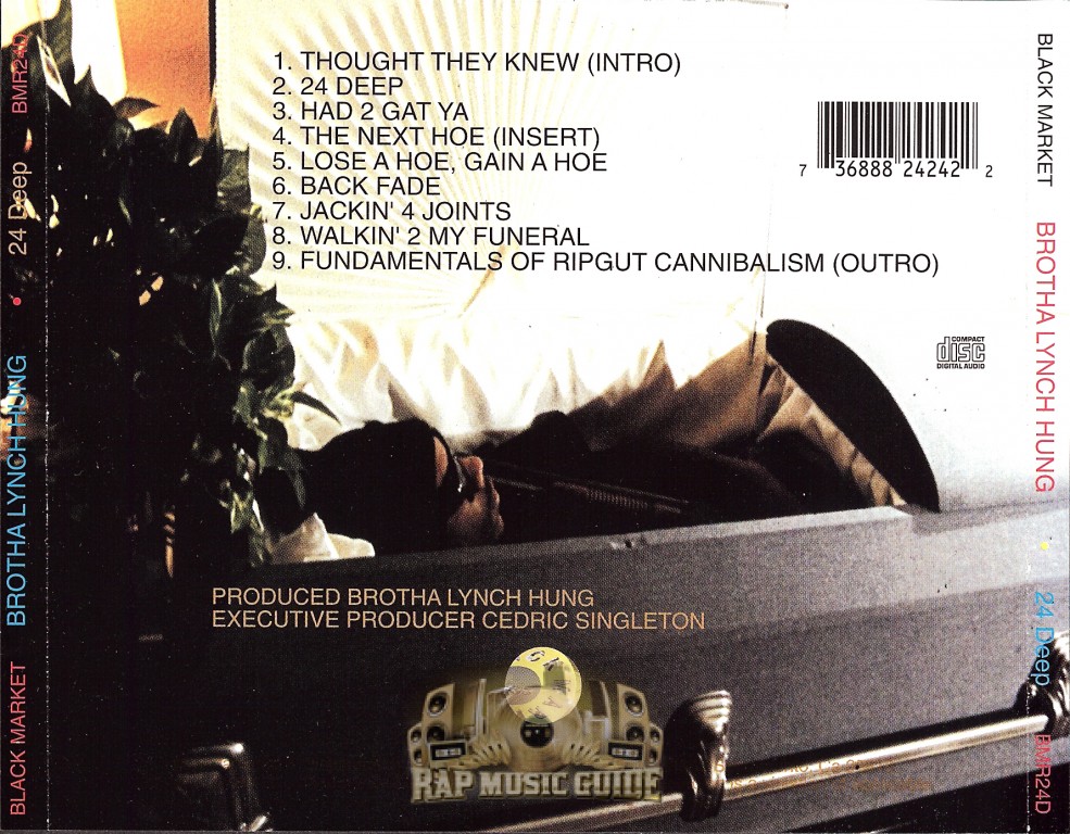 Brotha Lynch Hung 24 Deep 3rd Press. CD Rap Music Guide